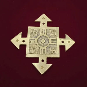Four Direction Arrow with Swastik Plate