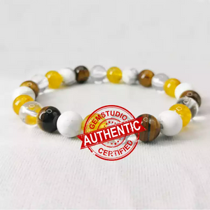 Gemini Zodiac Sign Bracelet — authenticity certificate and lab certification