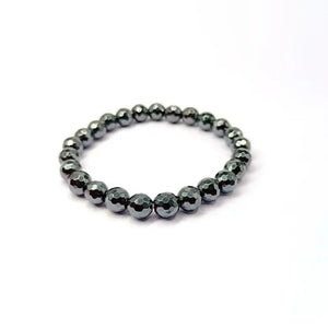 Golden Obsidian Diamond Cut Bracelet