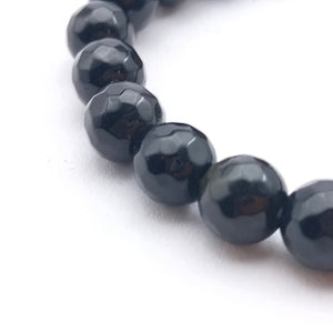 Golden Obsidian Diamond Cut Bracelet