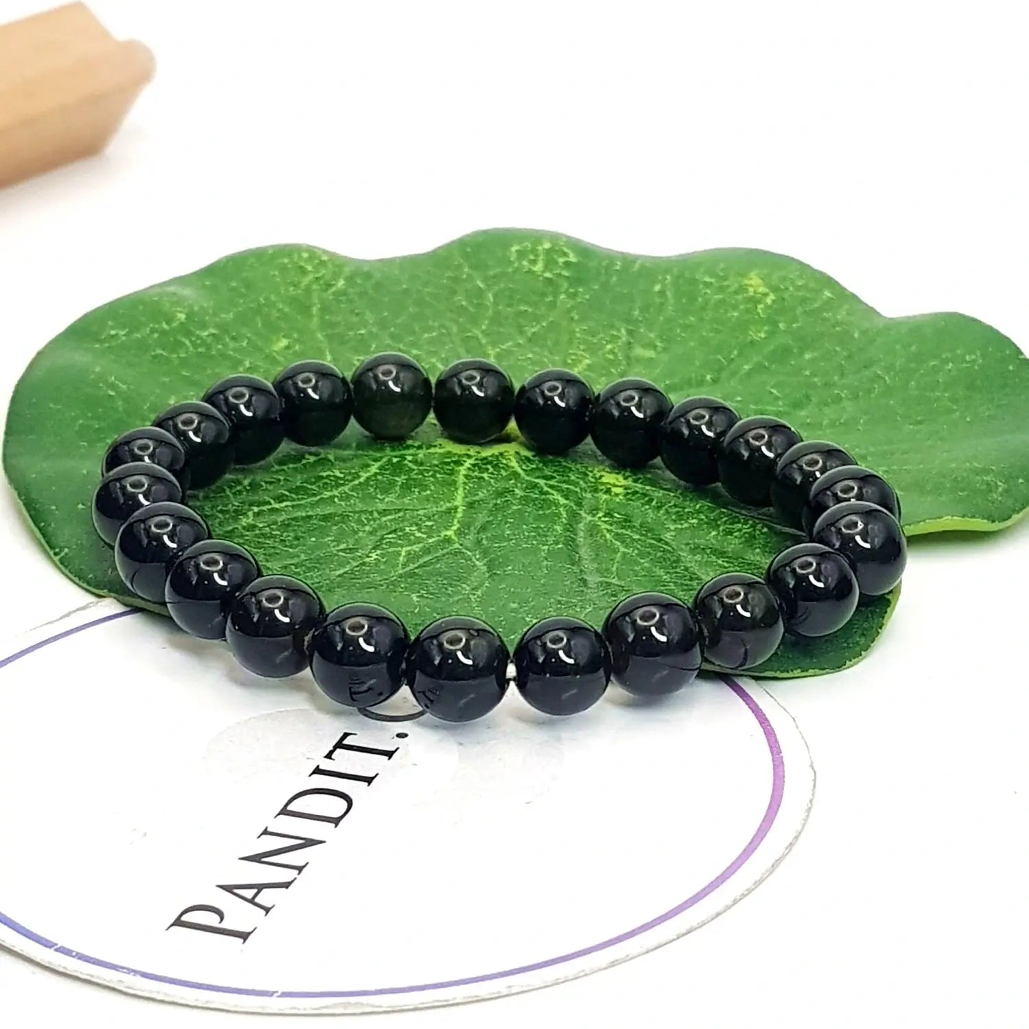 Golden Obsidian Bracelet - To Heal Traumas and Neuron Disorders