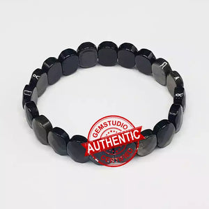 Golden Obsidian Oval Faceted Bracelet