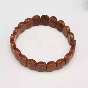 Golden Sunstone Oval Faceted Bracelet