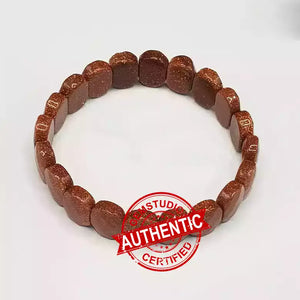 Golden Sunstone Oval Faceted Bracelet