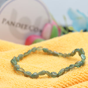 Green Apatite Tumble Bracelet