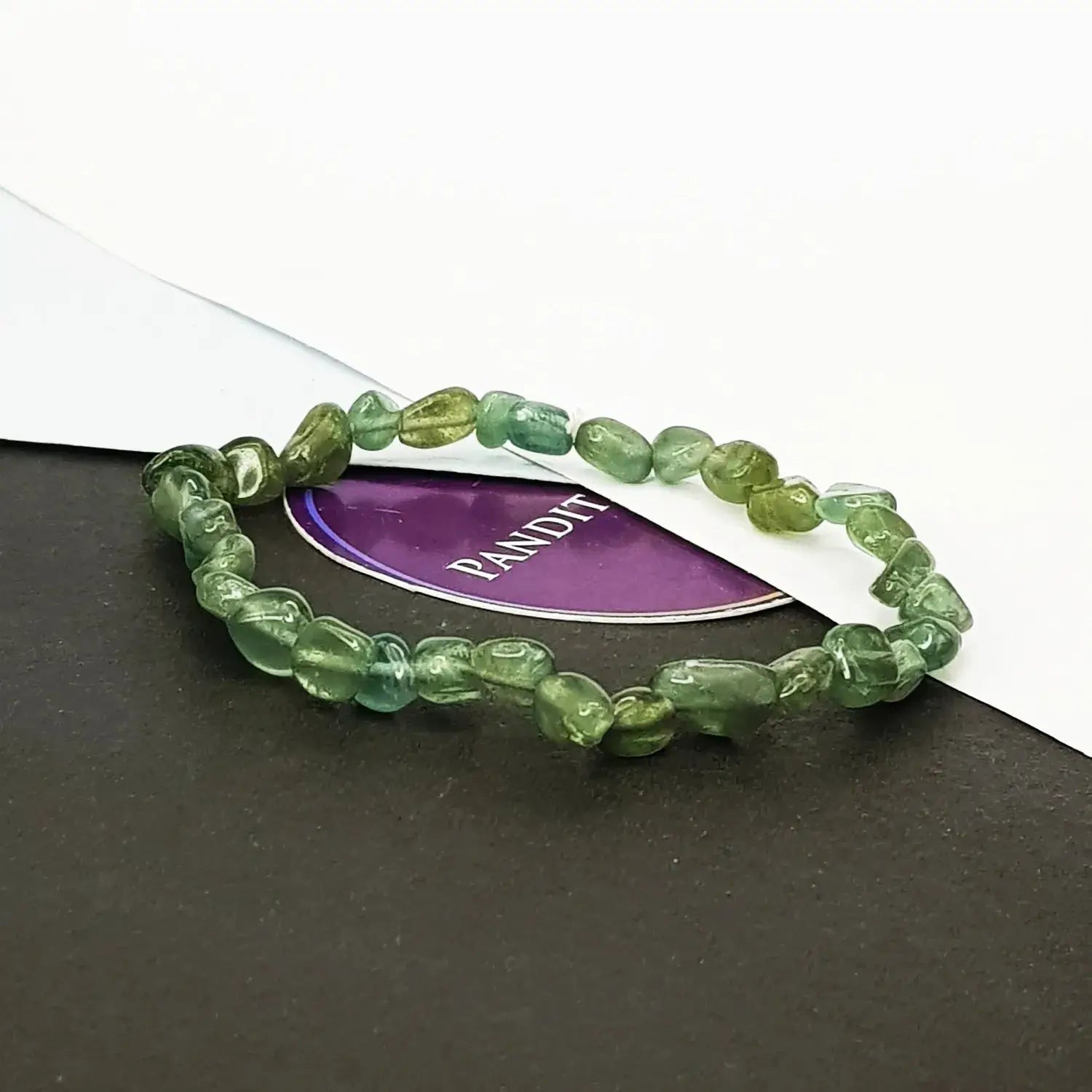 Green Apatite Tumble Bracelet