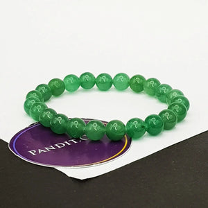 Green Aventurine Bracelet — bracelet worn on wrist demonstration