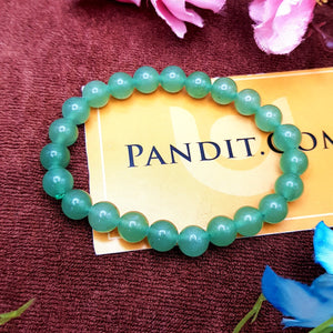 Green Aventurine Bracelet — authenticity certificate and lab certification