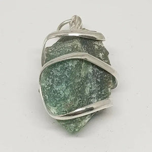 Green Aventurine Spiral Pendant