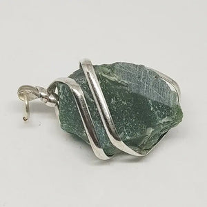 Green Aventurine Spiral Pendant