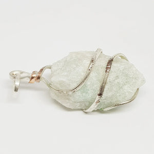 Green Aventurine Spiral Pendant