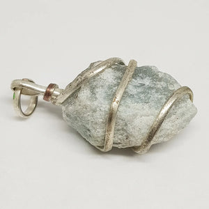 Green Aventurine Spiral Pendant