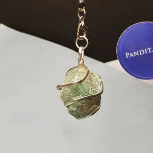 Green Aventurine Spiral Pendant