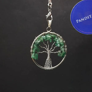 Green Aventurine Tree Of Life Pendant