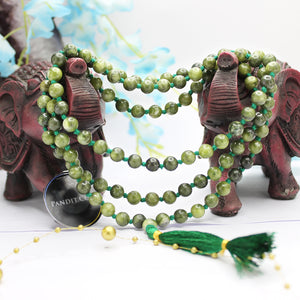 Green Jade Mala