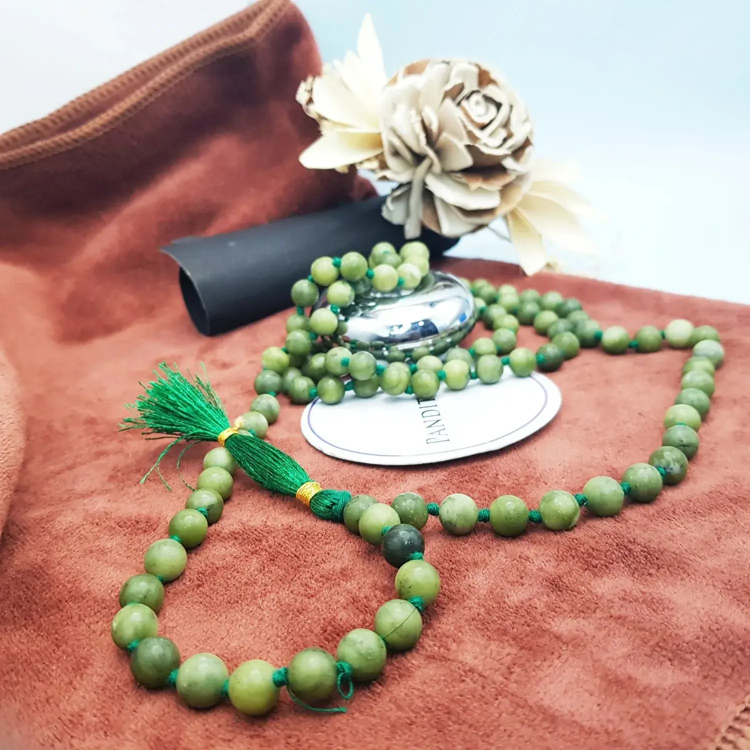 Green Jade Mala