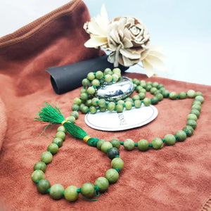 Green Jade Mala