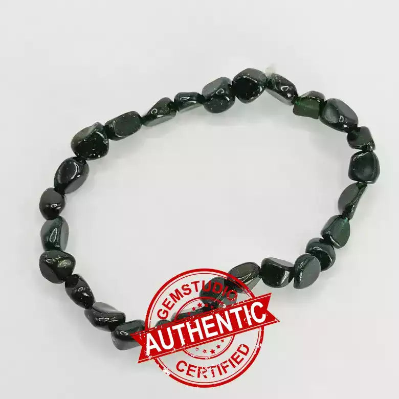 Green Sunstone Tumble Bracelet