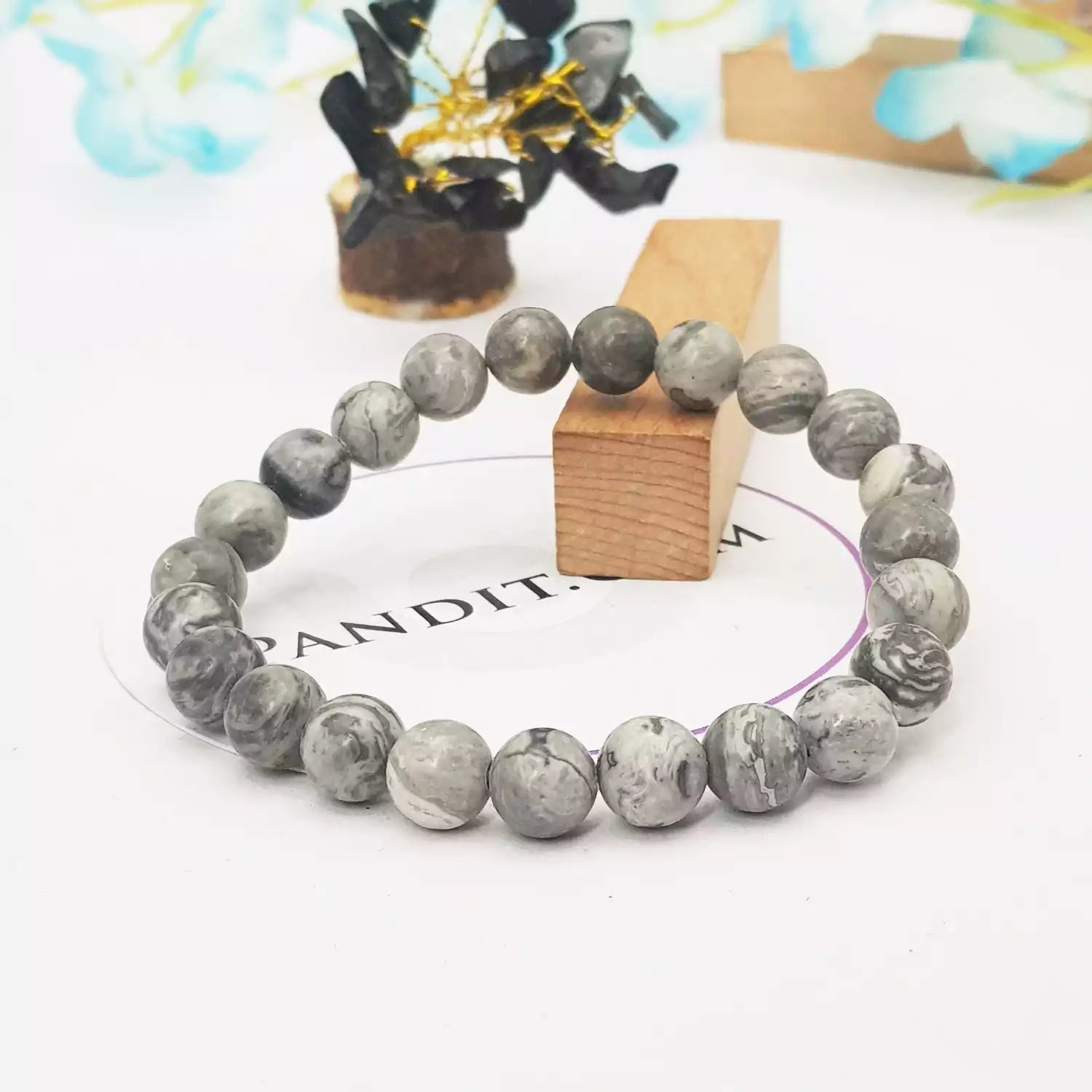Grey Jasper Bracelet
