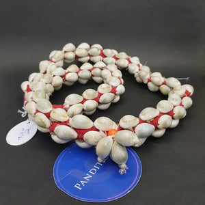 Grey Laxmi Kaudi Mala Four Layer