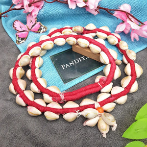 Grey Laxmi Kaudi Mala Two Layer Big