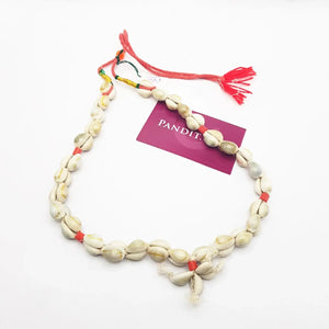 Grey Laxmi Kaudi Mala Two Layer