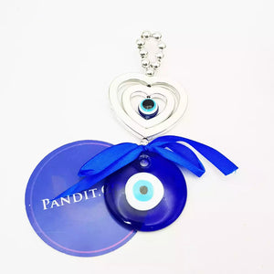 Heart Shape Evil Eye Hanging For Good Luck