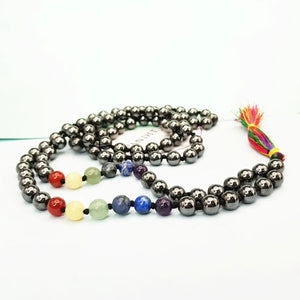 Hematite 7 Chakra Mala
