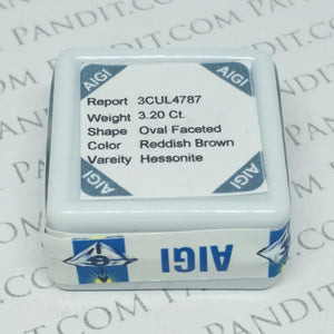 Hessonite Gemstone - Gomed Gemstone