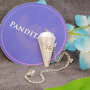 Howlite Dowsing Pendulum