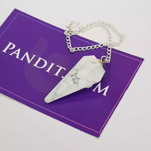 Howlite Dowsing Pendulum