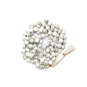 Howlite Mala