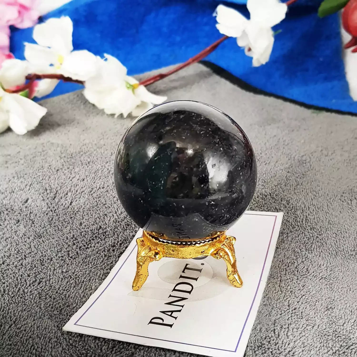 Indigo Gabbro Crystal Ball