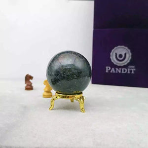 Indigo Gabbro Crystal Ball