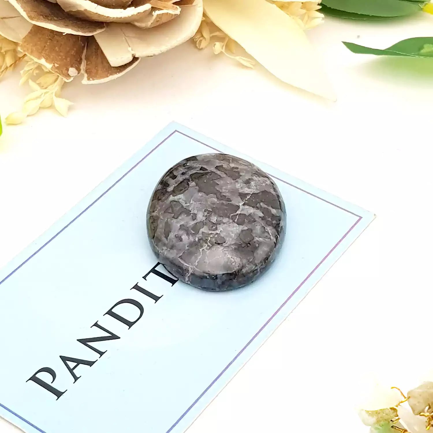 Indigo Gabbro Worry Stone