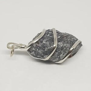 Iolite Spiral Pendant