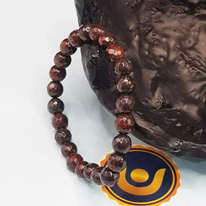 Iron Tiger Eye Diamond Cut Bracelet