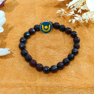 Iron Tiger Eye Diamond Cut Bracelet