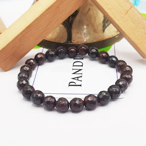 Iron Tiger Eye Diamond Cut Bracelet