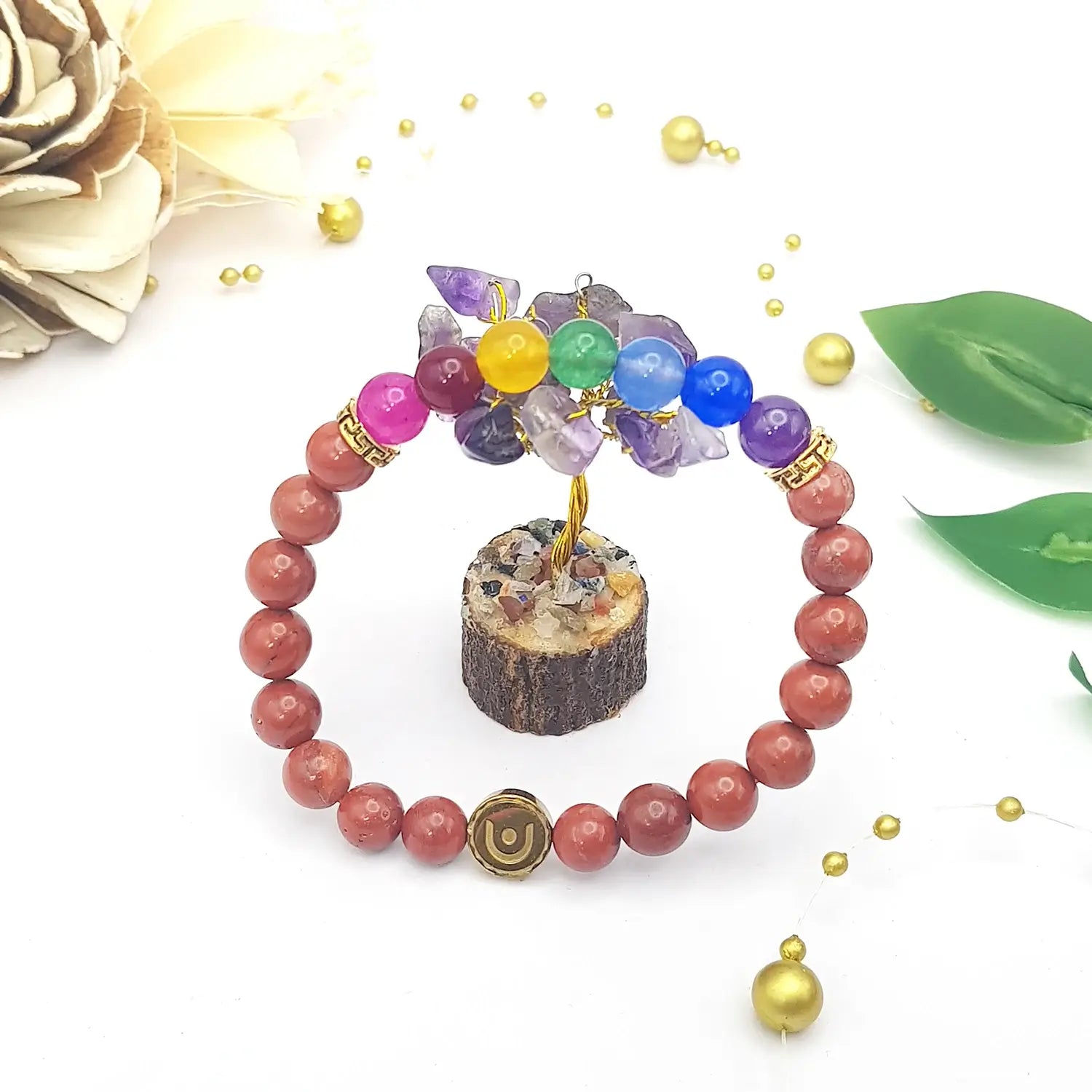Jasper 7 Chakra Bracelet