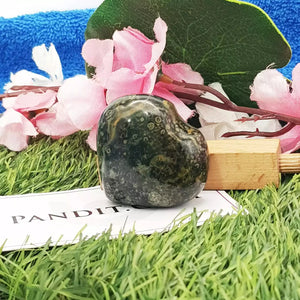 Kambaba Jasper Healing Crystal Heart Stone