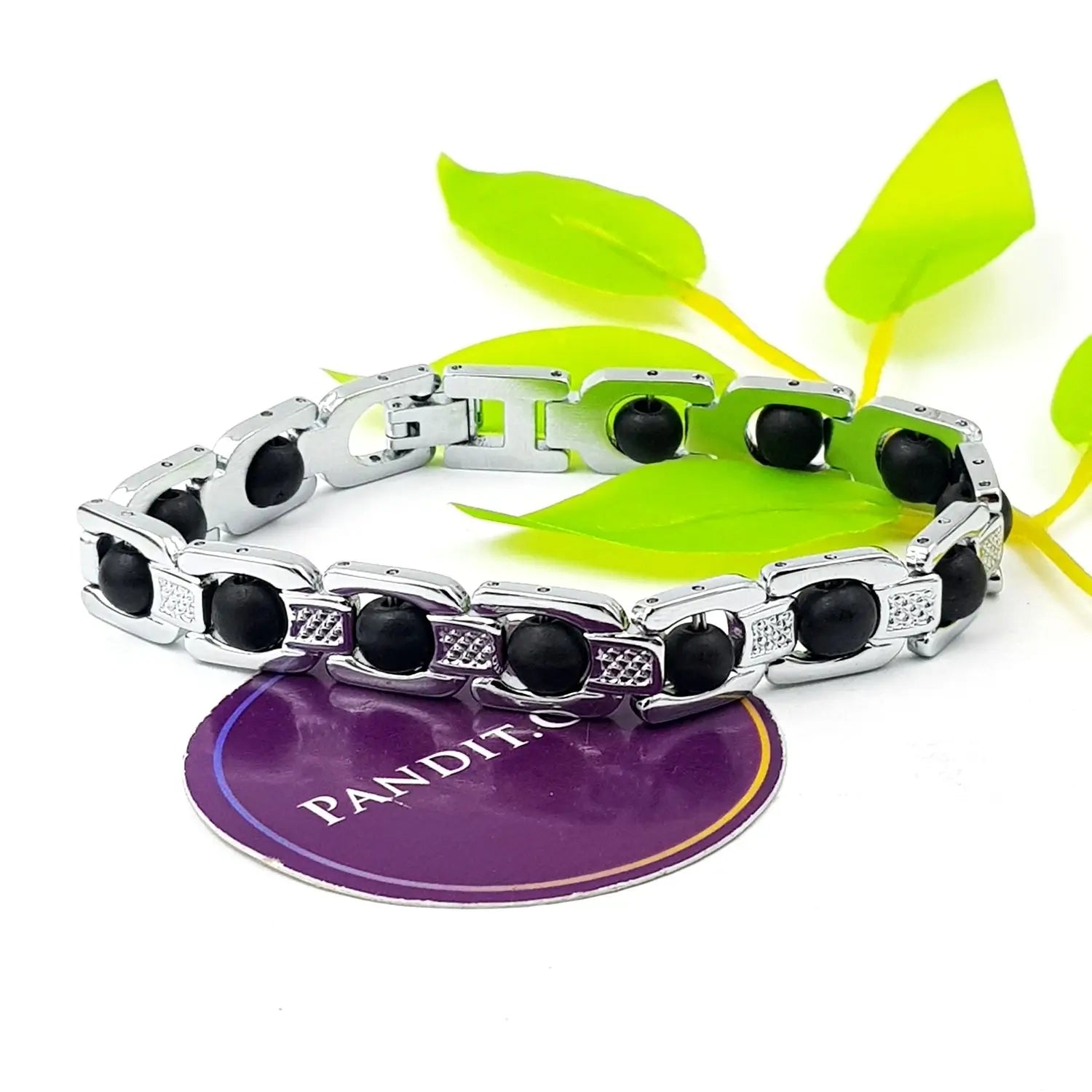 Karungali Bracelet With Silver Capping