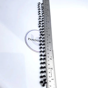 Karungali Mala With Silver Capping