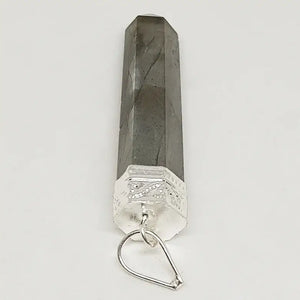 Labradorite Cap Pencil Pendant