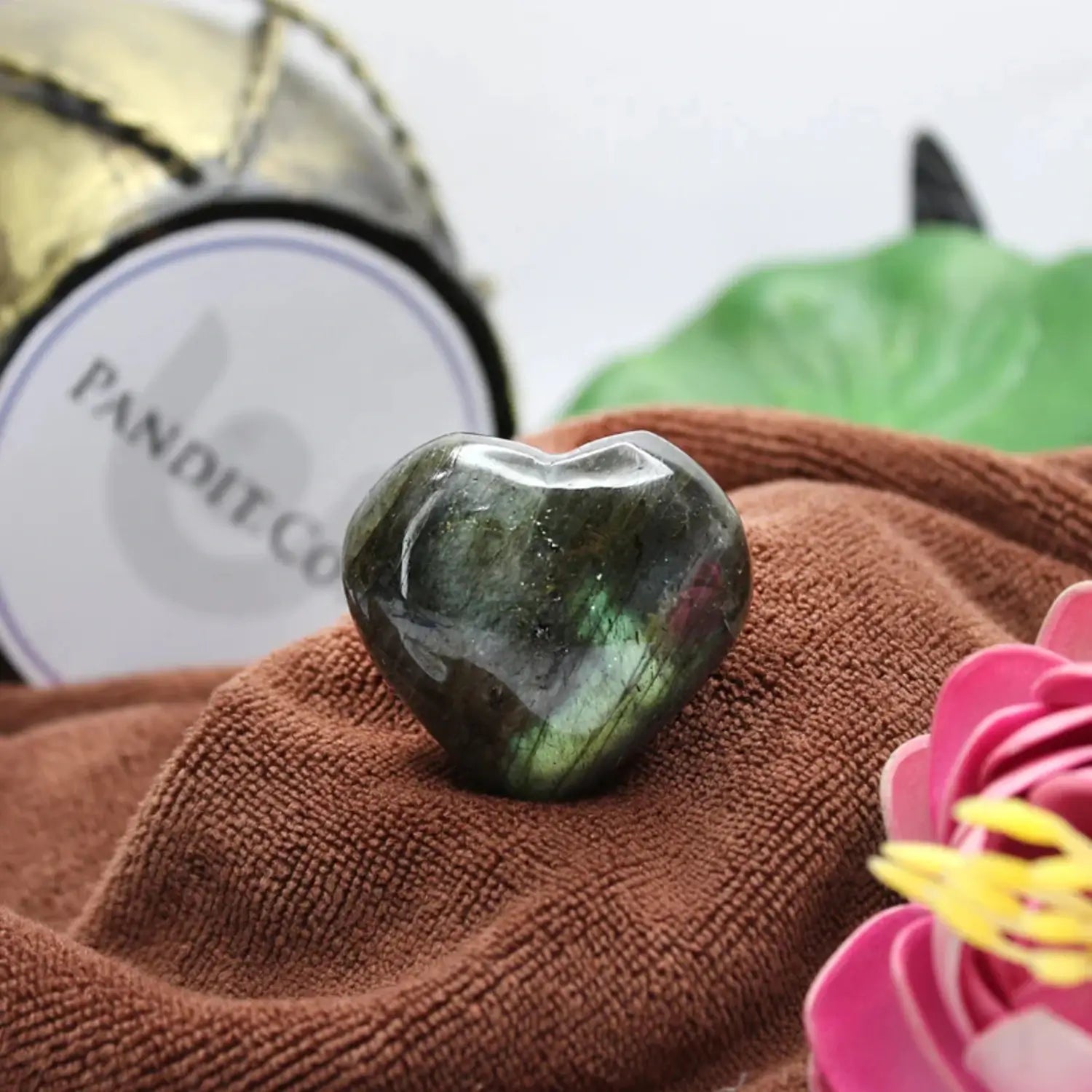 Labradorite Healing Crystal Heart Stone