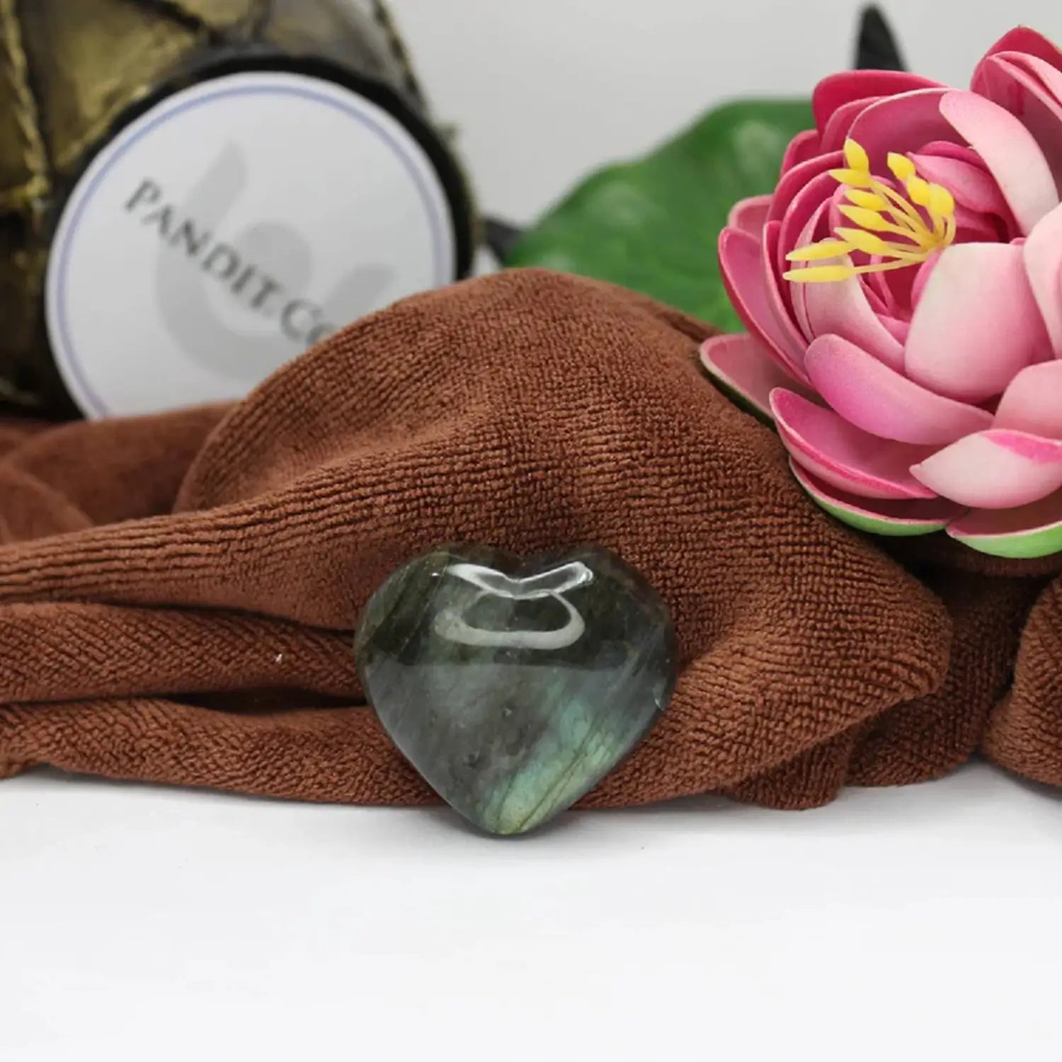 Labradorite Healing Crystal Heart Stone