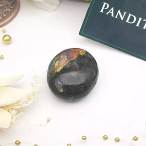 Labradorite Healing Crystal Palm Stone