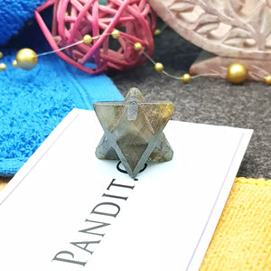 Labradorite Merkaba Star