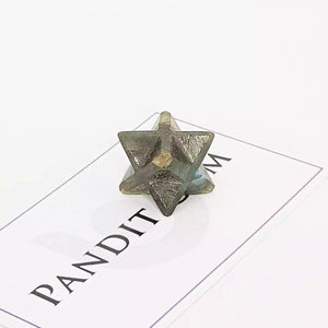 Labradorite Merkaba Star
