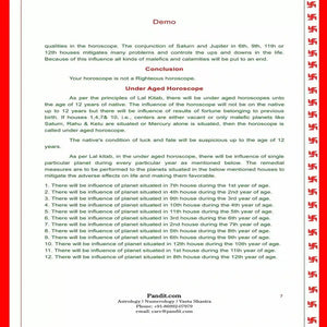 Lal Kitab Horoscope Gold Online Horoscope
